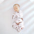 GRSSDER Baby Blankets, Super Soft Stretchy Jersey Knit for Girls and Boys, Double Layer Reversible Receiving Blankets