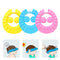 3 Pcs Cute Kids Adjustable Shampoo Bathing Shower Cap Hat, Wash Hair Shield