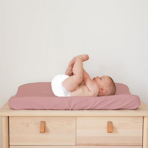 2-Pack Sorrel + Fern Baby Changing Pad Cover for Girls (Juliette) - Premium Fitted Sheets Baby Diaper Changing Table