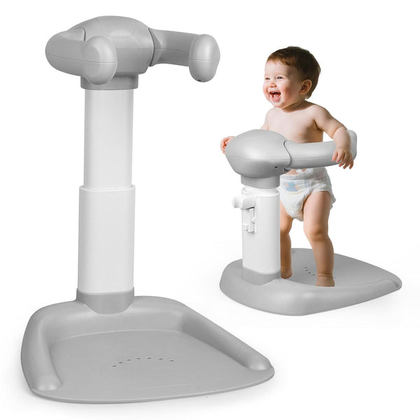 Adjustable Baby Bath Stand with Anti-Slip Base, Sturdy Baby Stand Up Shower,