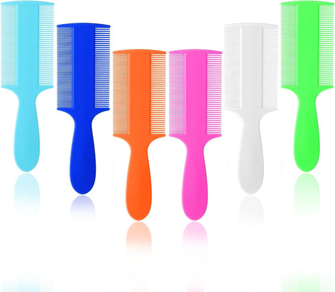 Lusofie 6Pcs Baby Comb Double Sided Dandruff Comb Fine Teeth Pet Comb Plastic