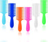Lusofie 6Pcs Baby Comb Double Sided Dandruff Comb Fine Teeth Pet Comb Plastic