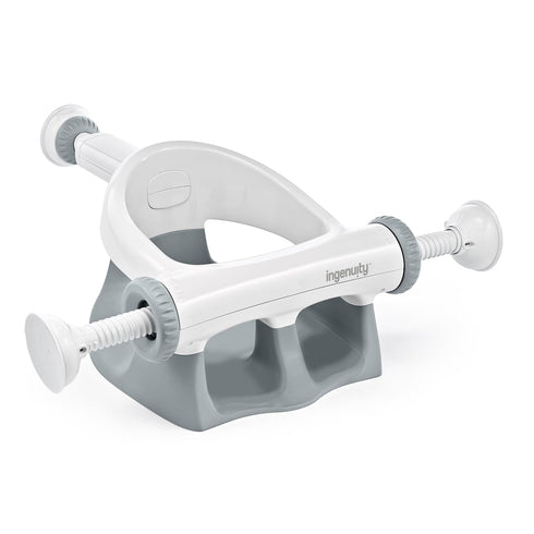 Setup Ingenuity My Bath Seat for Sit-Up Baby Bathing, Sure & Secure Suction Cups, ASTM Safety Tested & Approved
