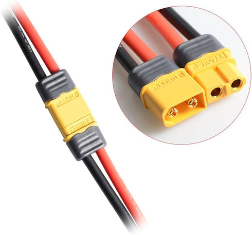 8pcs XT60 Plug Male Female Connector with 150mm 12AWG Silicon Wire for RC Lipo Battery FPV Drone