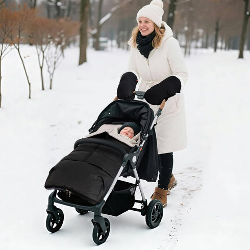 (105x46cm) KAKIBLIN Stroller Footmuff, Baby Footmuff for Stroller, Universal Bunting Bag for Babies Compatible