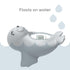 Angelcare Baby Bath & Room Thermometer - BT-01-SEAL-US, Happy Seal, Grey
