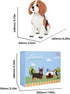 Set, 12 964 KLJM-02 Larcele Micro Building Blocks DIY Mini Building Toy Bricks for Age Over Years, Pieces (Beagle)