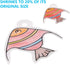 166 18 SWAKER Pcs Shrinky Plastic Sheets Keychain Kit Includes Pcs Shrink Art Paper, Hole Punch, Keychains & Pencils