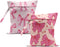 ZHAMEN 2Pcs Bow Tie Wet Bag for Vacation Essentials, Waterproof Reusable Wet Dry