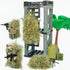 Modern Military Building Block Toys, Camouflage Tent Command Center Set with Accessories for Kids Age 8-14