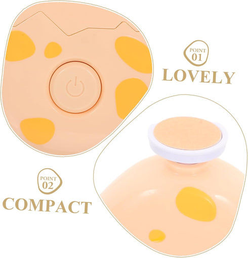 Trimmer Trimming Healeved Electric Nail for Safe Nail Care Tool Cartoon Design Includes Grinding Pads for Gentle