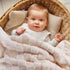 Checkered Baby Blanket Neutral Ultra Soft Fuzzy 30 X 40 Inches Cozy Baby Blankets with 3D Chessboard Grid Warm Comfort Reversible Baby Bed Blanket for Toddlers Infant or Newborn (White) by FIGEPO