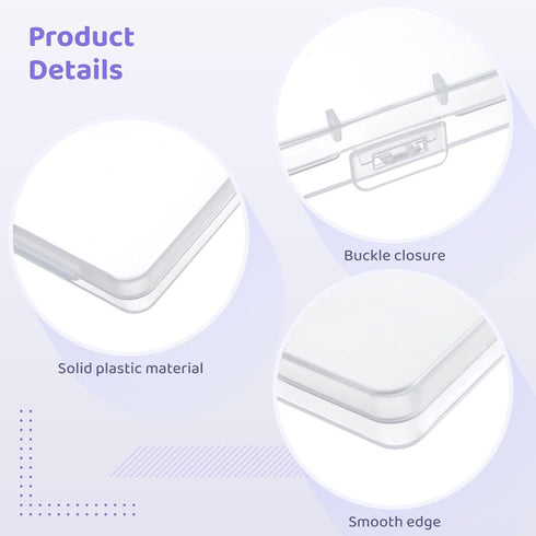 byepica 12 Pack 7.5 5.1 0.7 Inch Clear Flat Breast Milk Freezer Storage Trays, Space Efficient X X Organizers