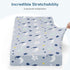 Yukkidds 52''x28'' 2 Pack Baby Crib Sheets for Boys Girls Fitted Toddler Bed Sheets for Standard Crib and Toddler