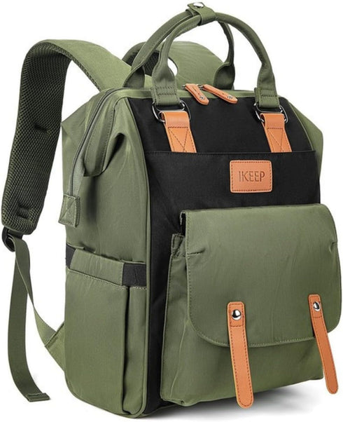 Generic Unisex Crazy Pockets Diaper Backpack Large Capacity Baby Bag with 19 Pockets