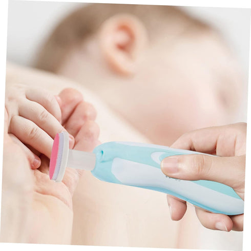 Set 24pcs Newborn Nail File Pad Electric Baby Nail Buffer Safe Easy Nail Care for Babies