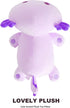 Onsoyours Cute Axolotl Plush, 19" Soft Large Stuffed Animal, Kawaii Plushie Toy for Kids (Purple Axolotl)
