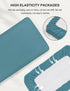 Pack Pack 39"x27" Pack (46P-06) Blue Cotton and Play Sheets Fitted Boy, Muslin Small n Play Mattress Pad Cover, Soft