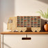 Wood Toy Car Display Rack, Holds 42 Diecast Cars Model Car Display Case 1/64 Scale Organizer Freestanding or