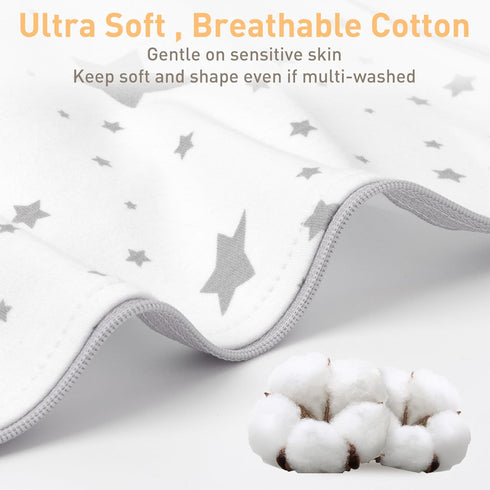 0-3 2 Packs 3-Way Baby Sleep Sacks Swaddles for Newborn Months Arms Up Swaddle Blanket Cotton, Hands Up Transitions