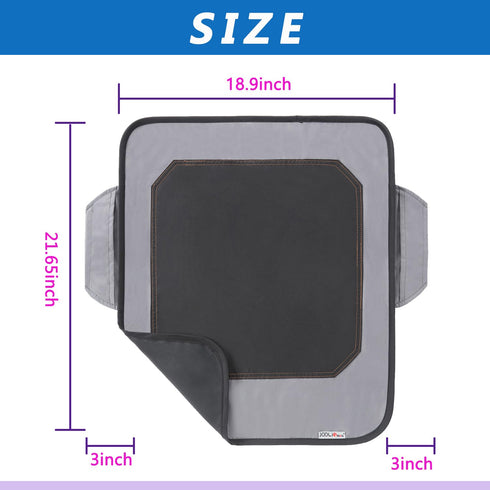 JOOLIO B&S Extra Large Booster Chair Protector Cover,Dining High Chair Seat Cover Protect Booster Chair Cover,Non-Slip