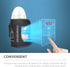 HONITANO USB Portable Bottle Warmer for Bottle Breast Milk Warm Wrap Adjustable Temperature with LCD Display Reusable