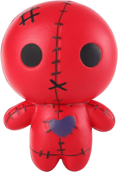 Anboor 4.7 Inches Voodoo Dolls Squishies, Ghost Doll Halloween Kawaii Soft Slow Rising Stress Relief Toys
