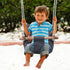 Baby Canvas Hanging Swing Seat - Toddler Secure Indoor & Outdoor Hammock Toy in Grey