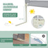 77-in (77 INCH, HONEY JOY Bed Rail for Toddlers, Extra Long, Portable Safety Bed Guardrail w/Double Safety Child Lock