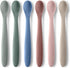 6-Piece Silicone Baby Feeding Spoons for Infants, Soft-Tip Training Spoon, Dishwasher Safe Baby Utensils Feeding