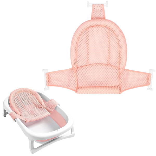 Colorlife Baby Bath Seat Support Net, Adjustable Comfortable Non-Slip Bathtub Sit Up Mesh for Newborn 0-6 Months