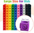 QUYSK 300 Counting Pcs Linking Cubes for Math with Storage Boxes, Kids Blocks for Math STEM Connecting Cubes Math