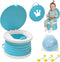 2026 Upgraded Portable Potty Chair for Toddlers with Splash-Proof Design, Foldable Travel