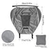 Pram Sunshade Sun Cover, Sun Shade Stroller for Baby, Universal Waterproof Stroller Sunshade Cover Anti-UV with Viewing Window for Stroller(Grey)