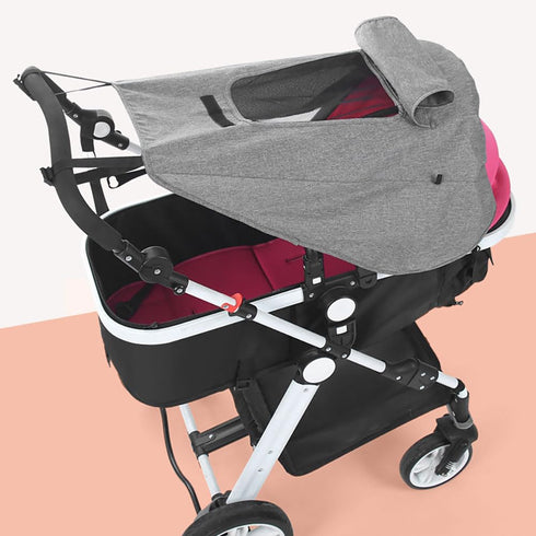 XGOPTS 50+ Baby Stroller Universal UPF Sun Protector Shade Blackout Cover Pushchair Shield Canopy Pram Rain Sunshade