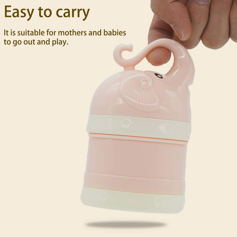 Baby Milk Powder Formula Dispenser - Stackable Container for Travel, Large Capacity Formula Holder and Snack Storage,