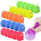 ArtCreativity Puffer Caterpillars, Set of 6, Squeeze Toys for Children in 6