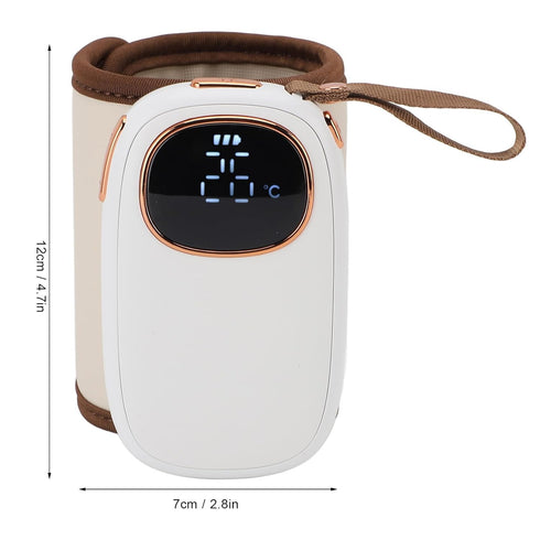 Luocute Fast Bottle Warmers with Thermostat Function, USB Bottle Warmer Sleeve for Travel, Portable Car Bottle Warmer