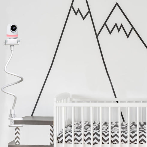 Derebir S2/ V43 /V24 1/4 Baby Monitor Mount Stand Compatible with Babysense Max View HD Camera Flexible Clip Clamp
