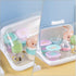 Ipetboom Countertop Baby Bottle Drying Rack with Anti- Cover Bottle Storage Box Organizer Portable Kitchen Cabinet