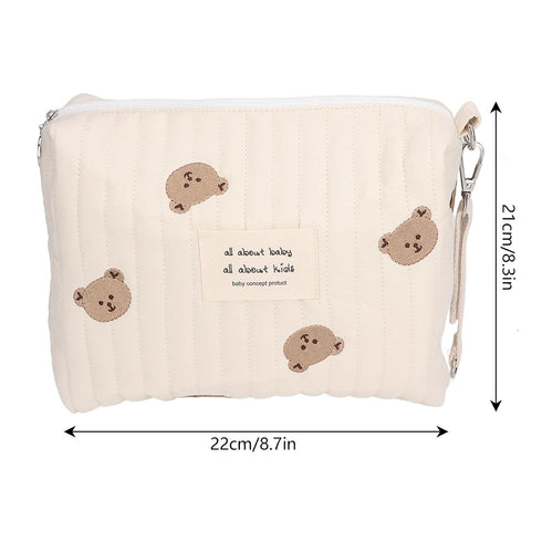 CDQL Multifunctional Baby Stroller Storage Bag, Large Capacity Handbag for Parents, Reusable Diaper Carry Bag