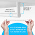 Baby Closet Dividers (Baby Blue) by Eli with Love – Set of 8 Size Dividers for Boys’ Nursery Closet