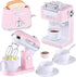 Ehome Play Kitchen Toys Set with Coffee Maker, Mixer, Toaster for Kids Ages 4-8