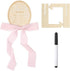 Josojoou Hello World Newborn Announcement Sign, Wooden Baby Photo Prop with Stand &