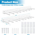 Essentials2-Pieces Palksky Baby Bottle Storage Organizer for Dr. Brown's,Baby Bottle Holder for Wall Storage, Fridge
