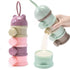 Manwetye 2 PCS 4-Layer Baby Milk Powder Dispenser, Stackable Formula Container for Travel,