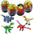 Anditoy 4 Pack Dinosaur Building Blocks Toys in Jumbo Eggs for Kids Boys