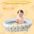 Zenflux Inflatable Baby Bathtub with Built in Pump, Collapsible Safe Baby Bathtub for Baby