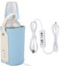 ViaGasaFamido Baby Bottle Warmer, Portable Car Travel Bottle Warmer USB Milk Heat Keeper
