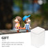 FOMIYES Bear Brick 5pcs Cube Plastics Box with Base - Clear Specimen Showcase Dolls Display Box for Action Figures
